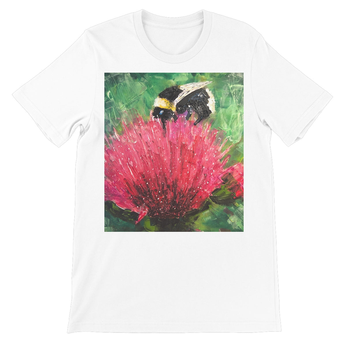 The Thistle & The Bee Unisex Short Sleeve T-Shirt | Scottish Art Gifts