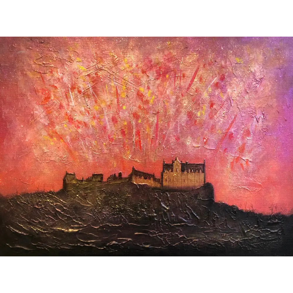 Edinburgh Castle Fireworks - Scottish Art Prints - Historic & Iconic Gallery Scotland