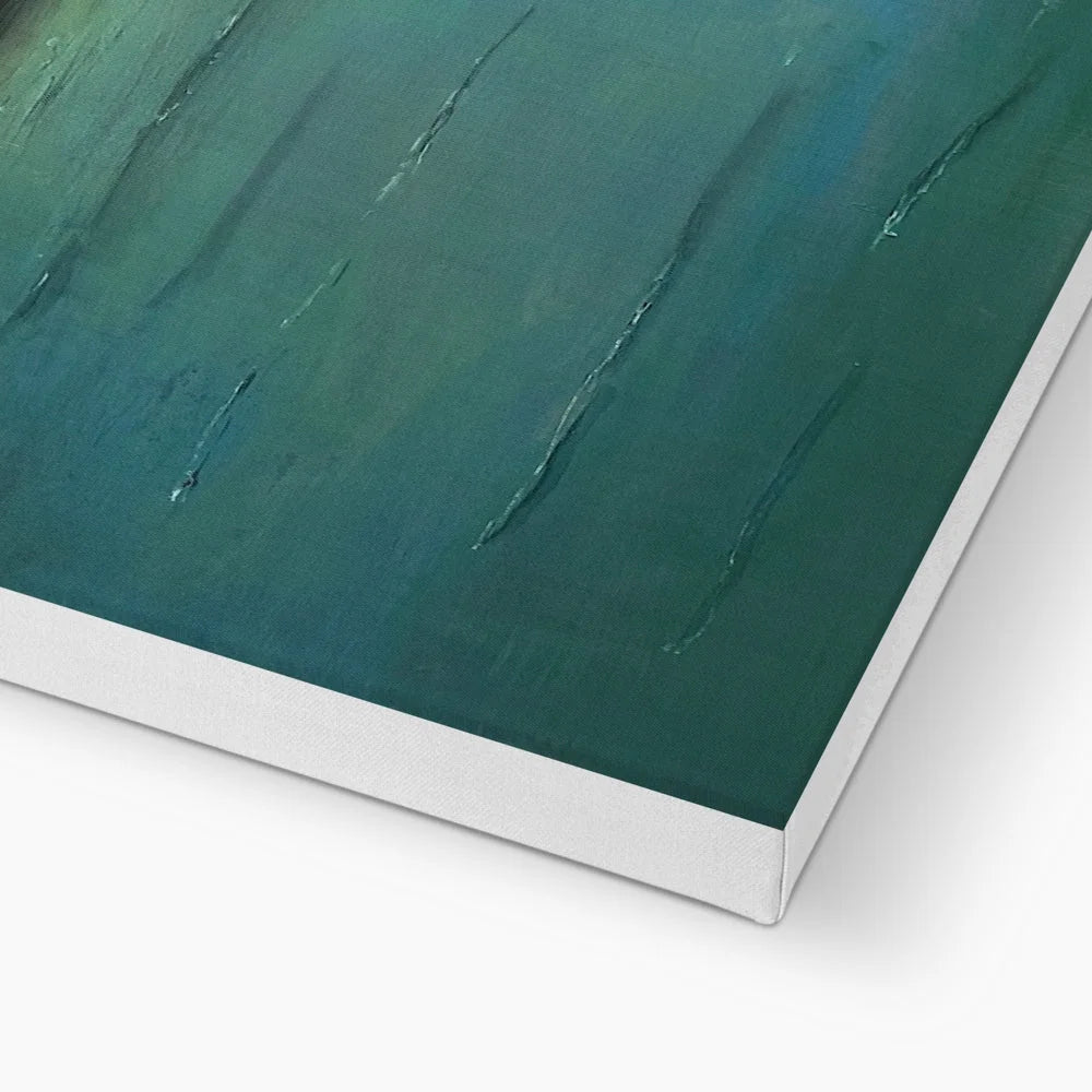 An Emerald Loch Lomond Canvas - Lochs & Mountains Art Gallery Scotland Worldwide Shipping Scottish and Paintings Prints by Artist Hunter