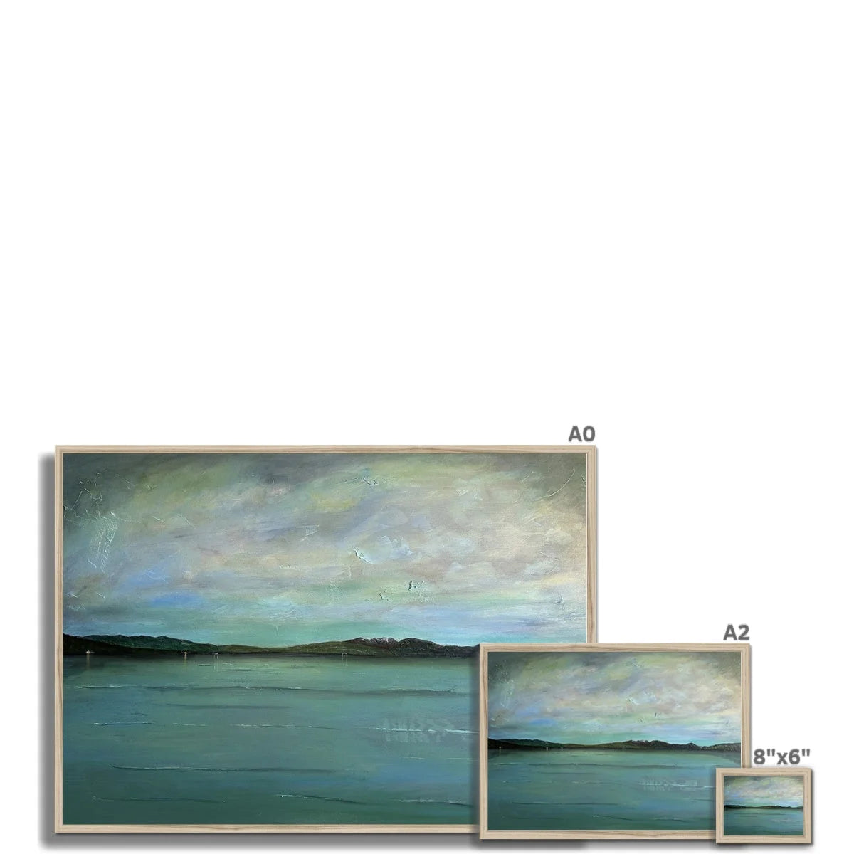 An Emerald Loch Lomond Framed Print - Lochs & Mountains Art Gallery Scotland Worldwide Shipping Scottish and Paintings Prints by Artist