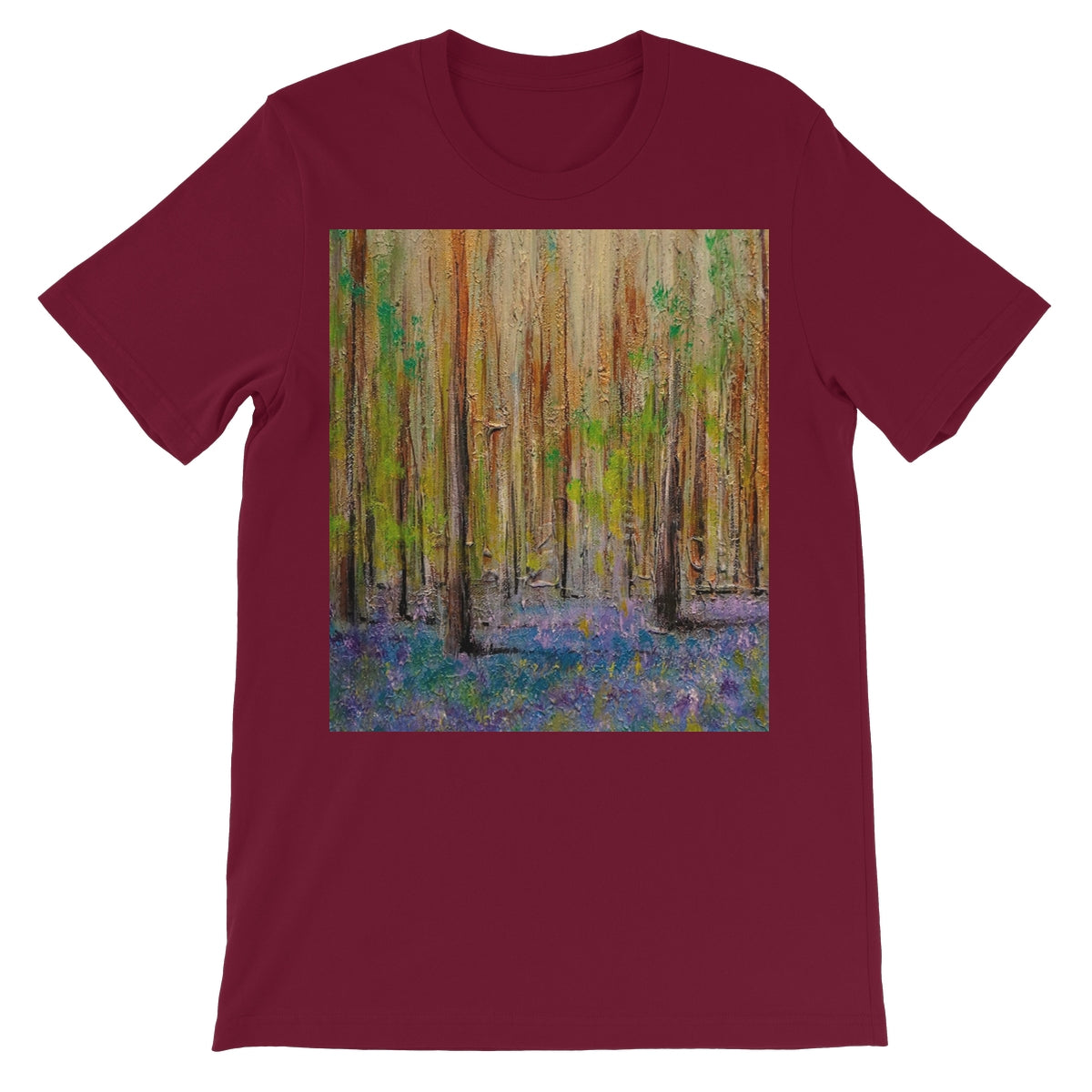 Highland Bluebells Unisex Short Sleeve T-Shirt | Scottish Art Gifts