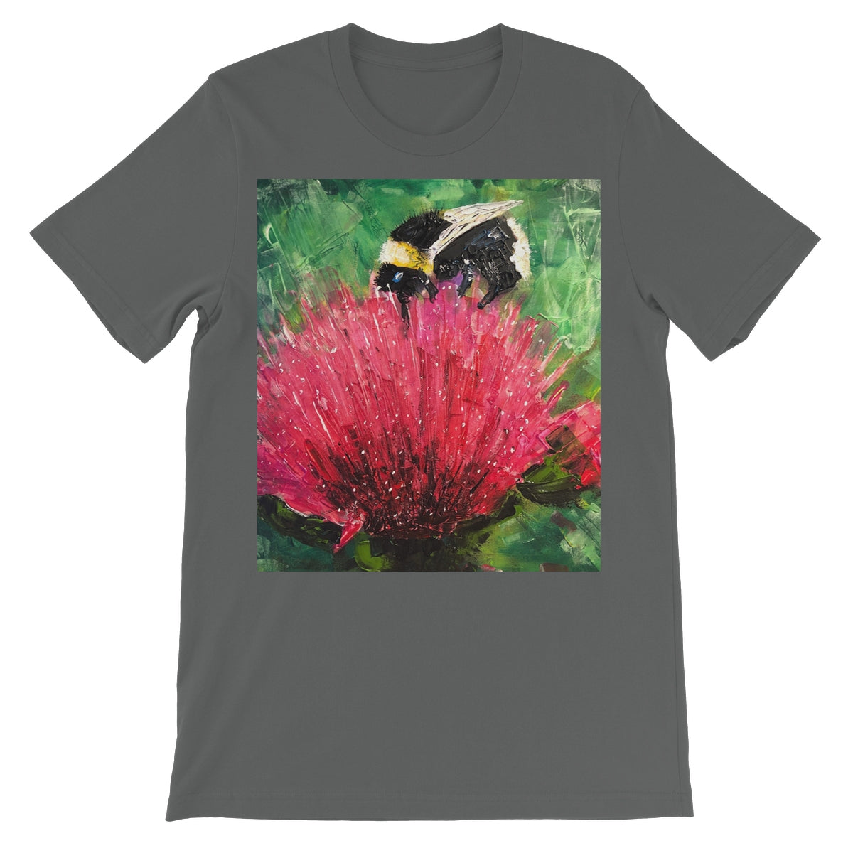 The Thistle & The Bee Unisex Short Sleeve T-Shirt | Scottish Art Gifts