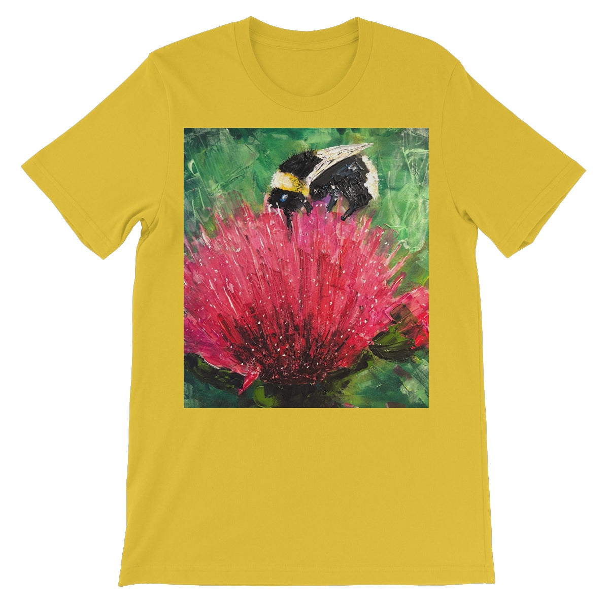 The Thistle & The Bee Unisex Short Sleeve T-Shirt | Scottish Art Gifts