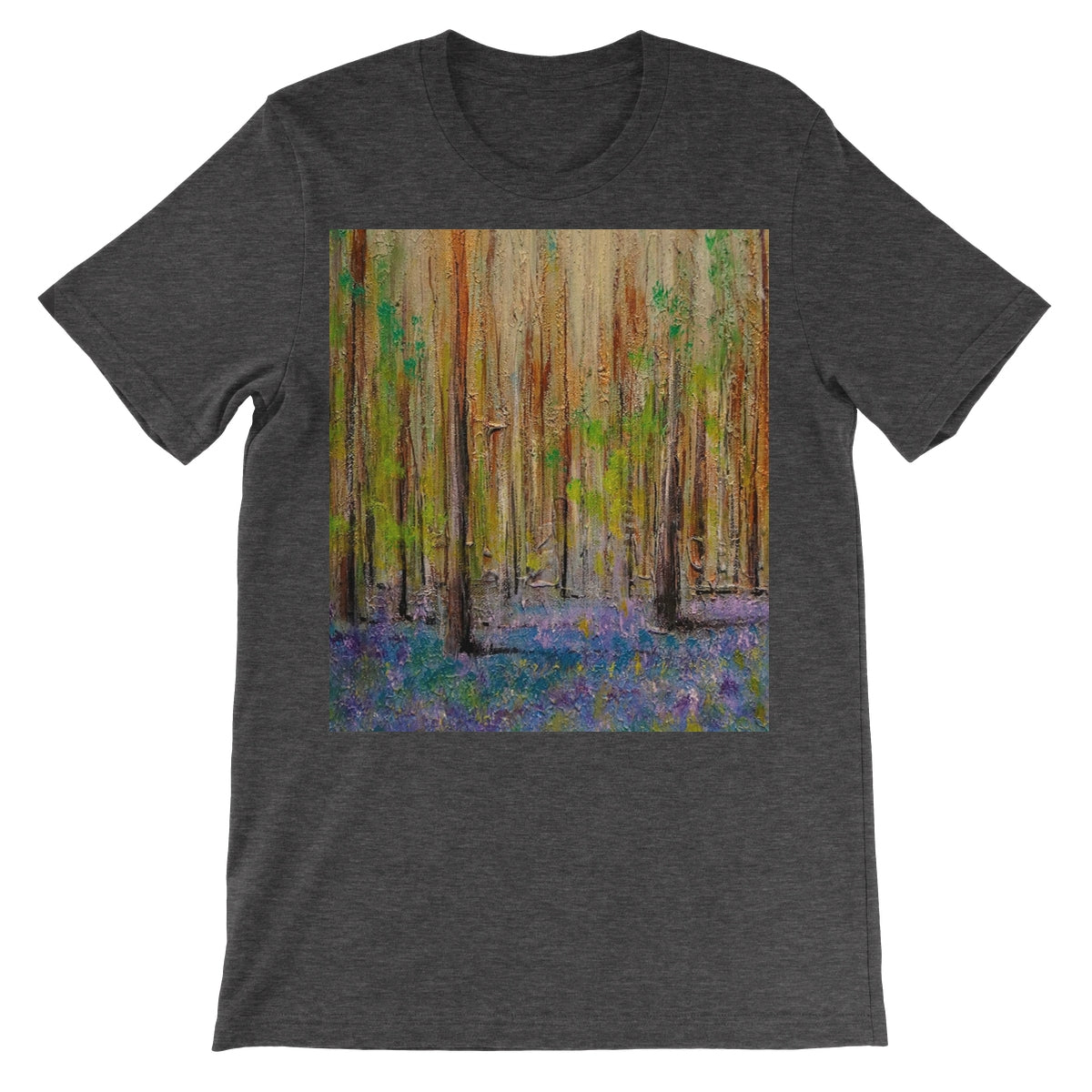 Highland Bluebells Unisex Short Sleeve T-Shirt | Scottish Art Gifts