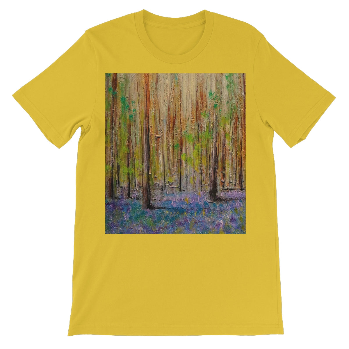 Highland Bluebells Unisex Short Sleeve T-Shirt | Scottish Art Gifts