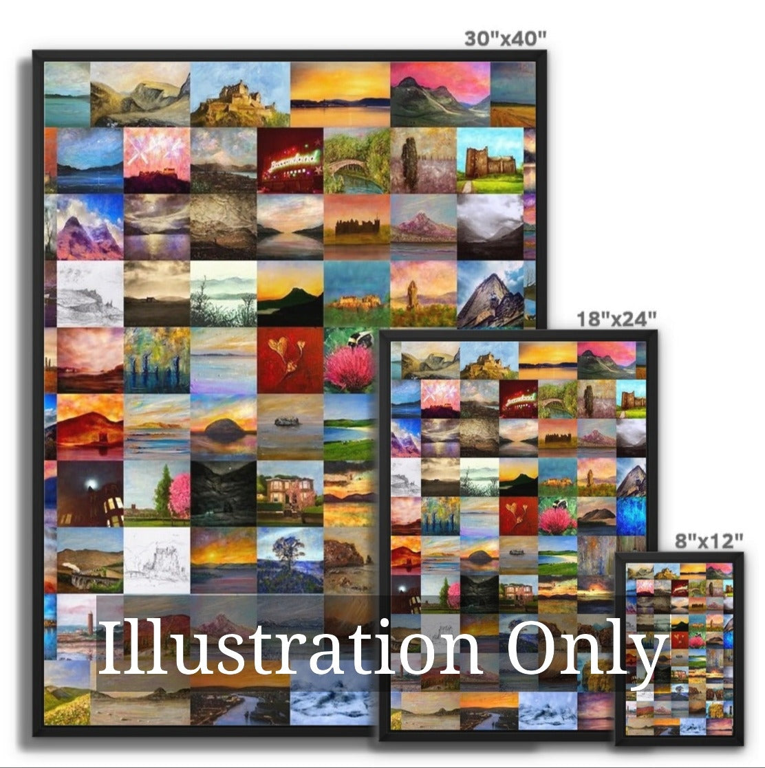 Framed Canvas Prints.