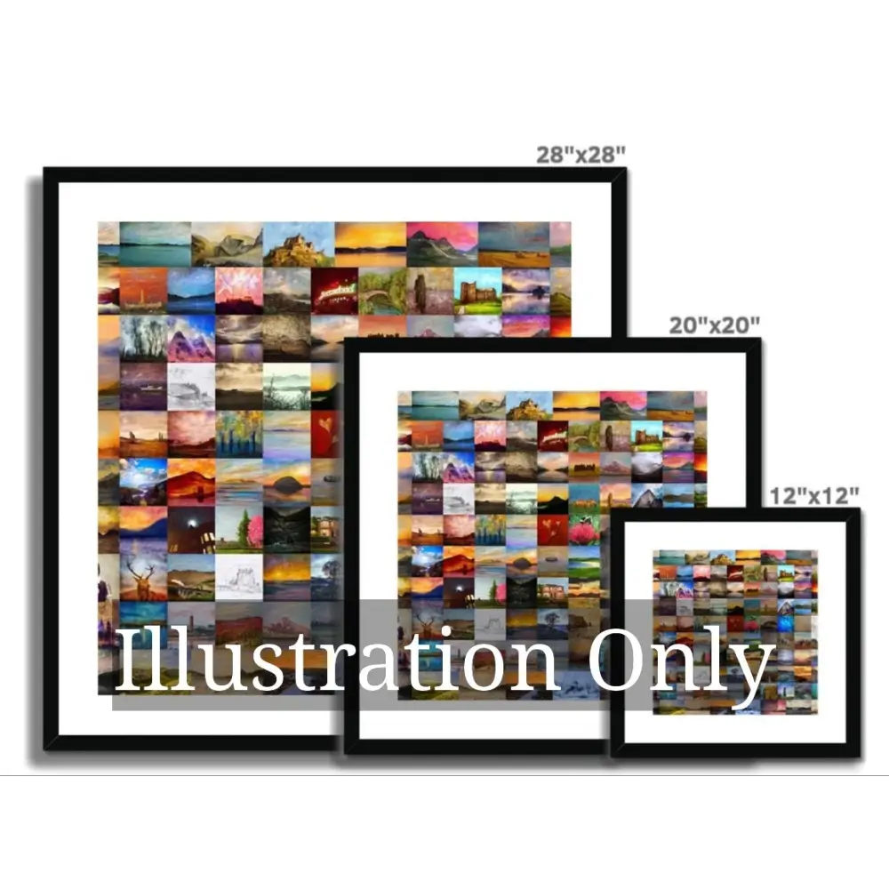 Wood Framed Print with Satin Finish