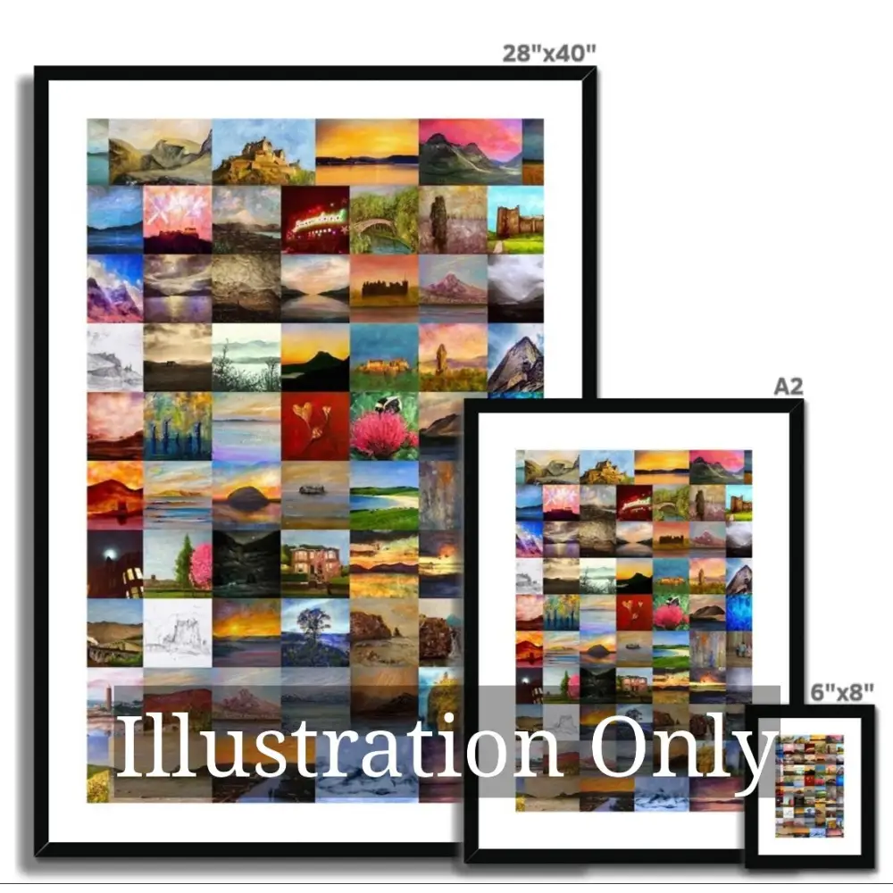 Wood Framed Print with Satin Finish