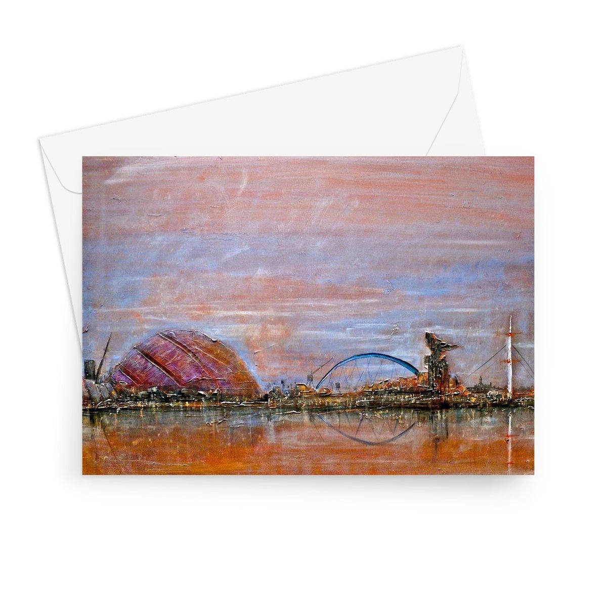 Glasgow Harbour Greeting Card.