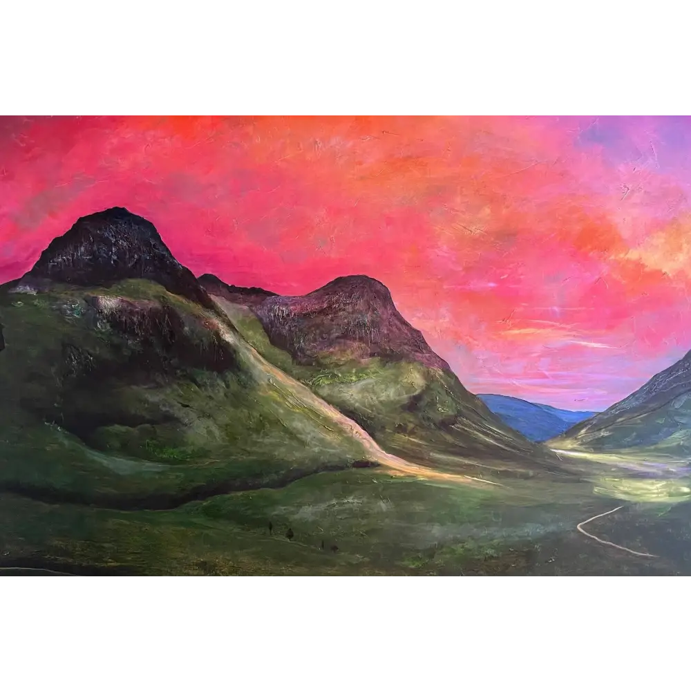 Glencoe Dusk - Scottish Statement Interior Wall Art - Gallery Scotland