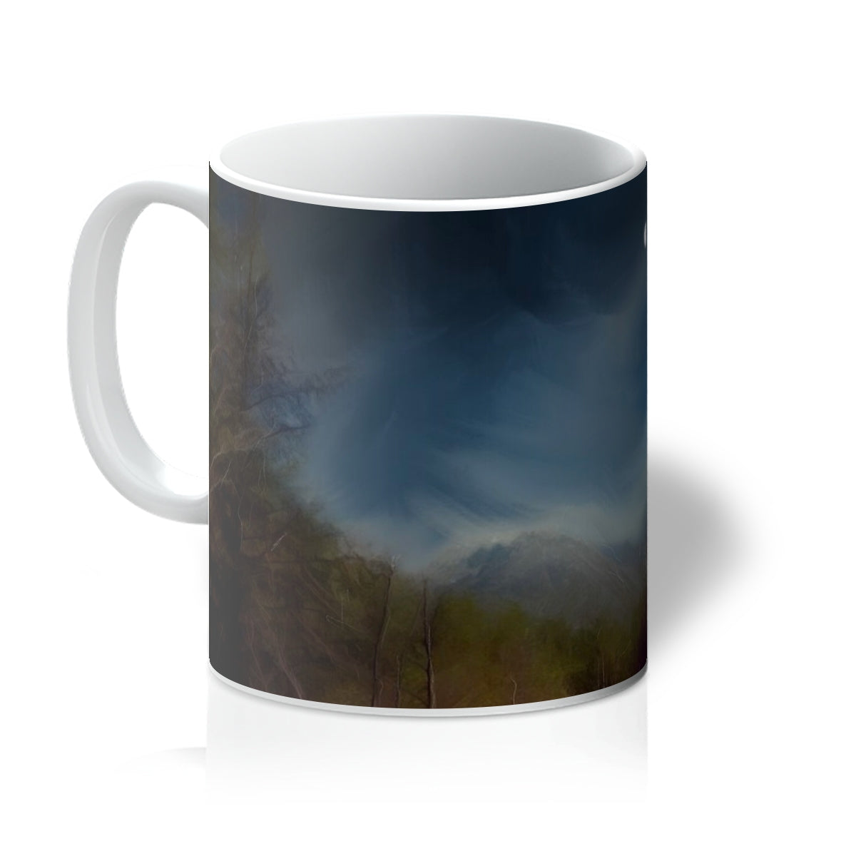 Glencoe Lochan Moonlight Art Gifts Ceramic Mug