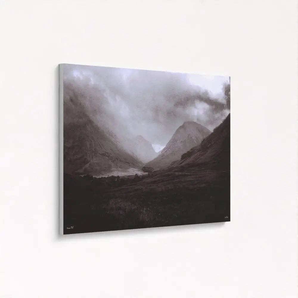 Glencoe Mist - Scottish Statement Interior Wall Art - Gallery Scotland