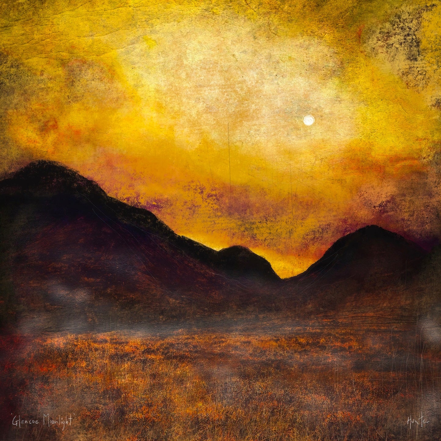 Glencoe Moonlight | Scotland In Your Pocket | Scottish Art Gifts