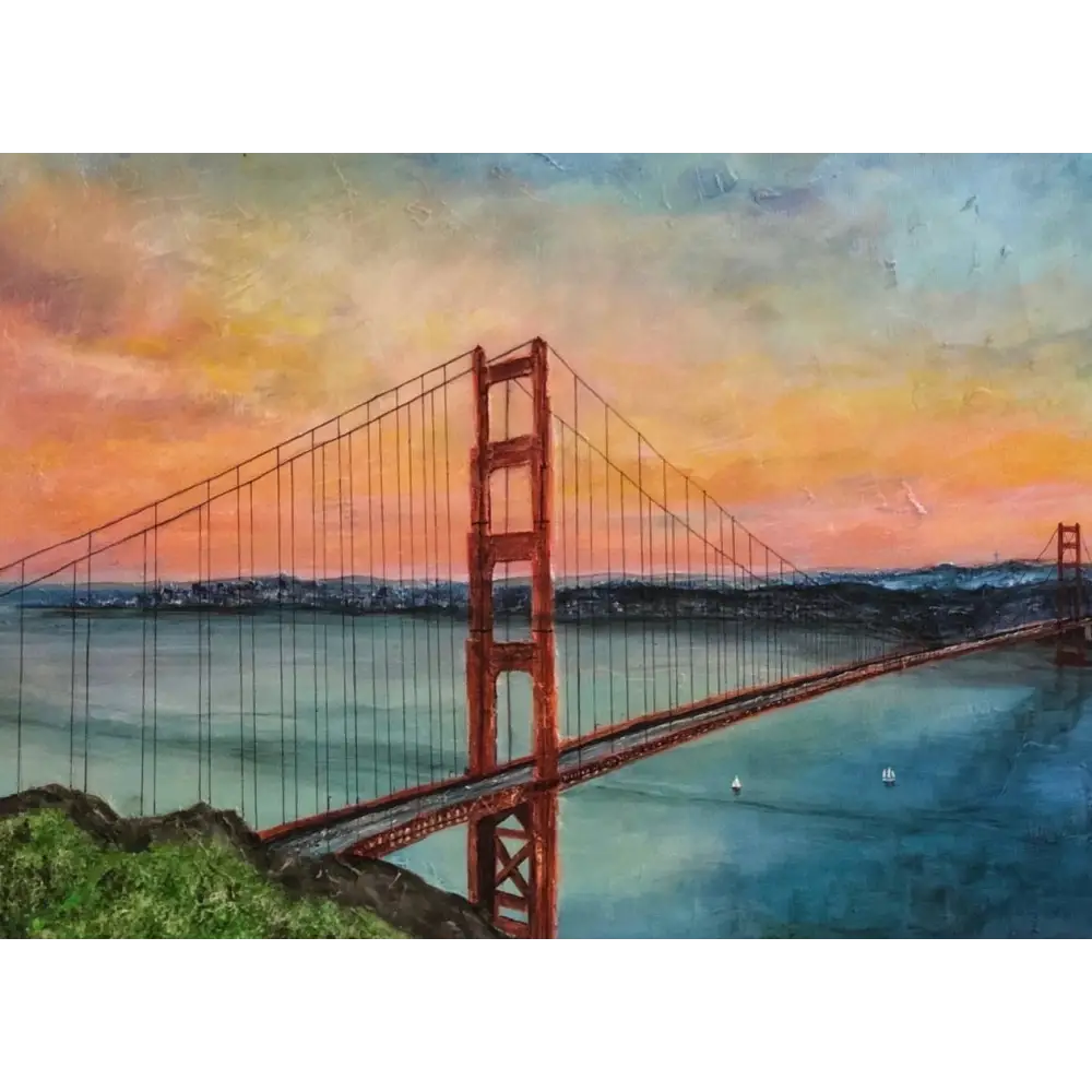 The Golden Gate Bridge - Scottish Art Prints - World Gallery Scotland