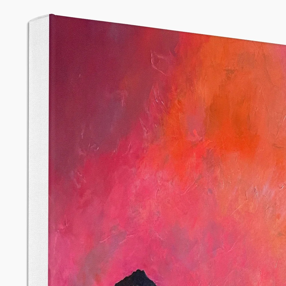 Into the Glencoe Dusk Canvas - Art Gallery Scotland Worldwide Shipping Scottish Prints and Landscape Paintings by Artist Hunter