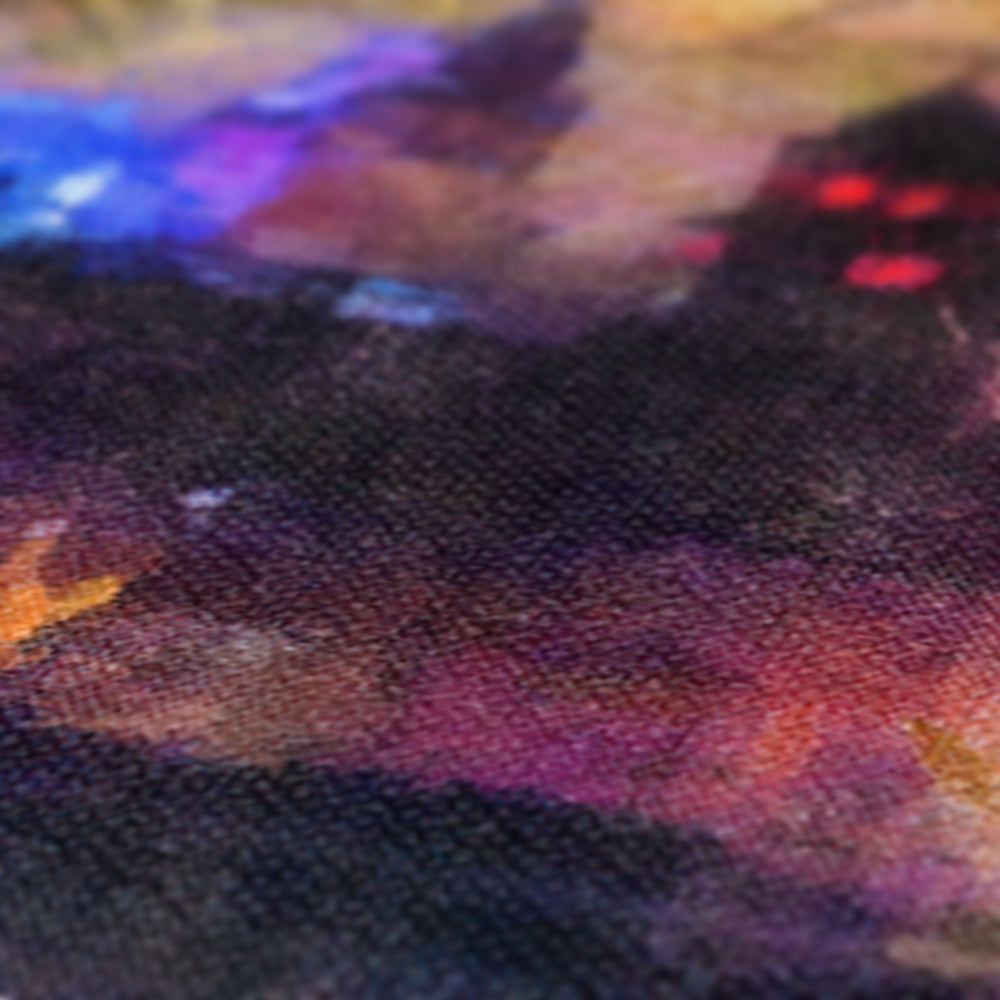Kelvingrove Nights Eco Art Canvas Print | Scottish Art Gifts