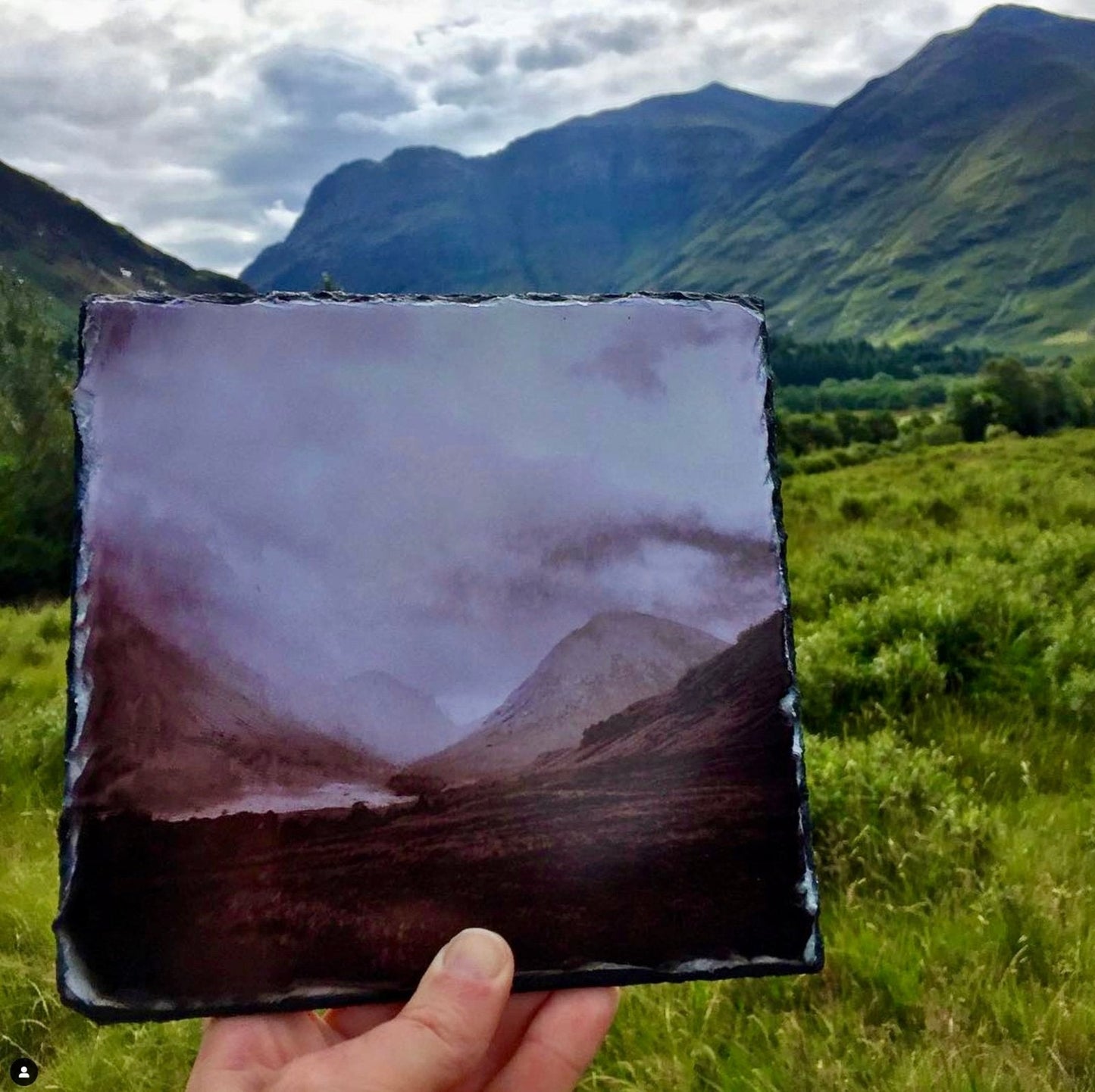 Kelvingrove Nights Scottish Slate Art | Scottish Art Gifts