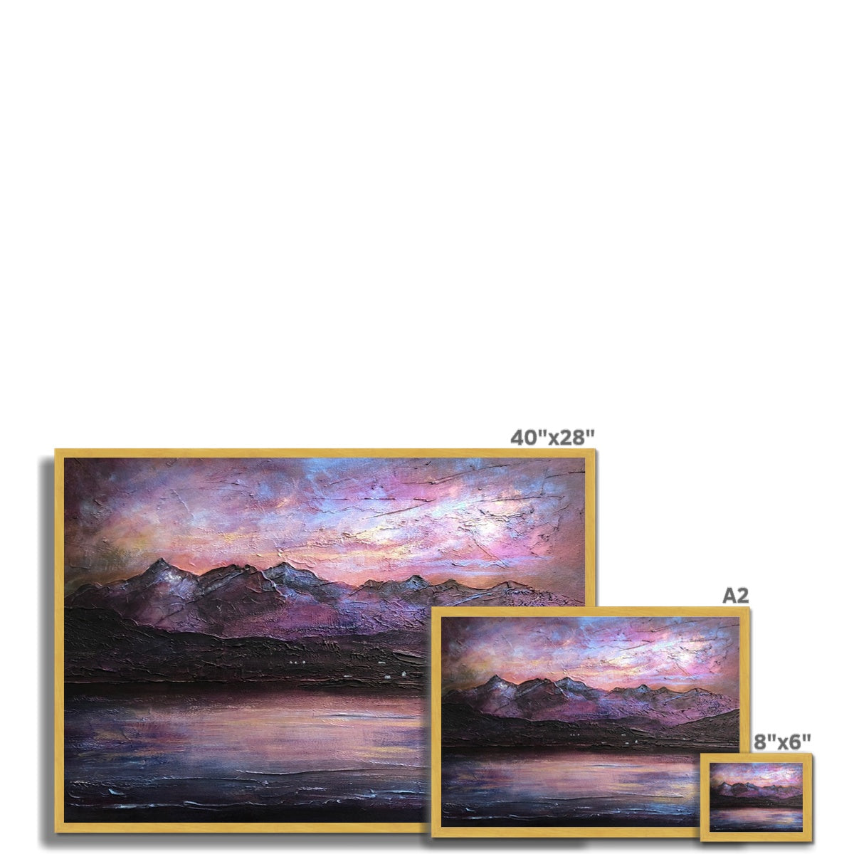 Last Skye Light Antique Framed Print.