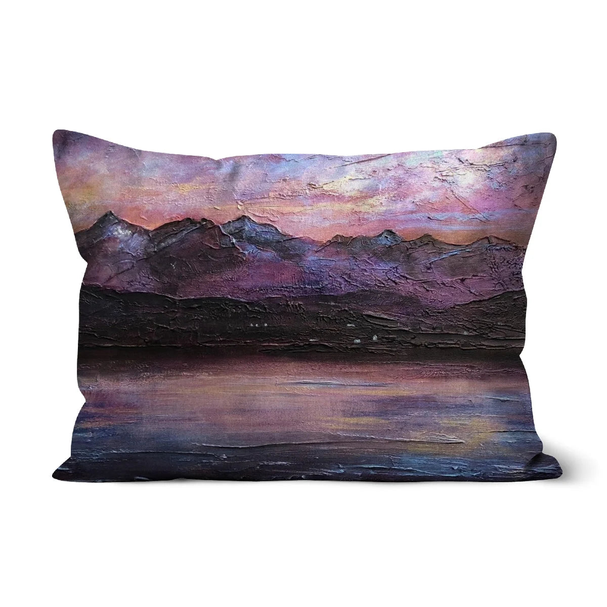 Last Skye Light Cushion - Art Gallery Scotland Worldwide Shipping Scottish Landscape Paintings and Prints