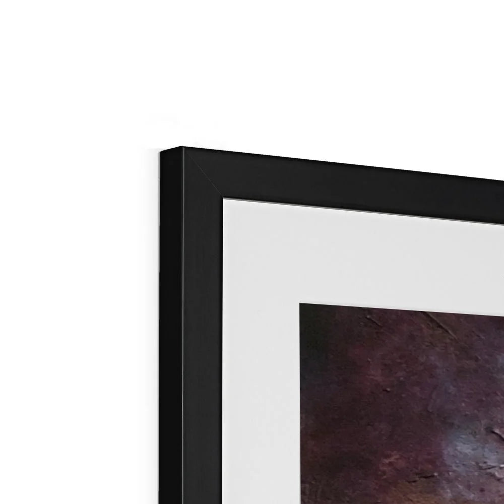 Last Skye Light Framed & Mounted Print - Art Gallery Scotland Worldwide Shipping Scottish Landscape Paintings and Prints by Artist Hunter