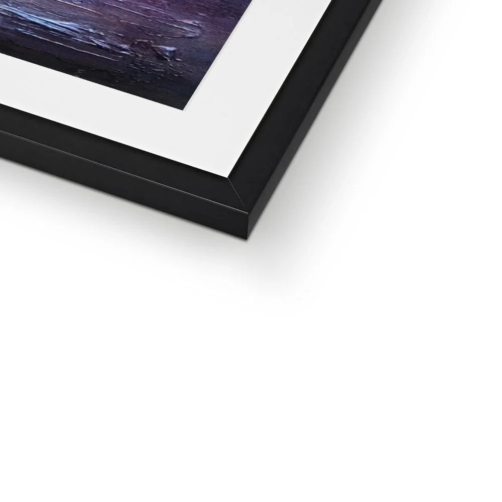 Last Skye Light Framed & Mounted Print - Art Gallery Scotland Worldwide Shipping Scottish Landscape Paintings and Prints by Artist Hunter