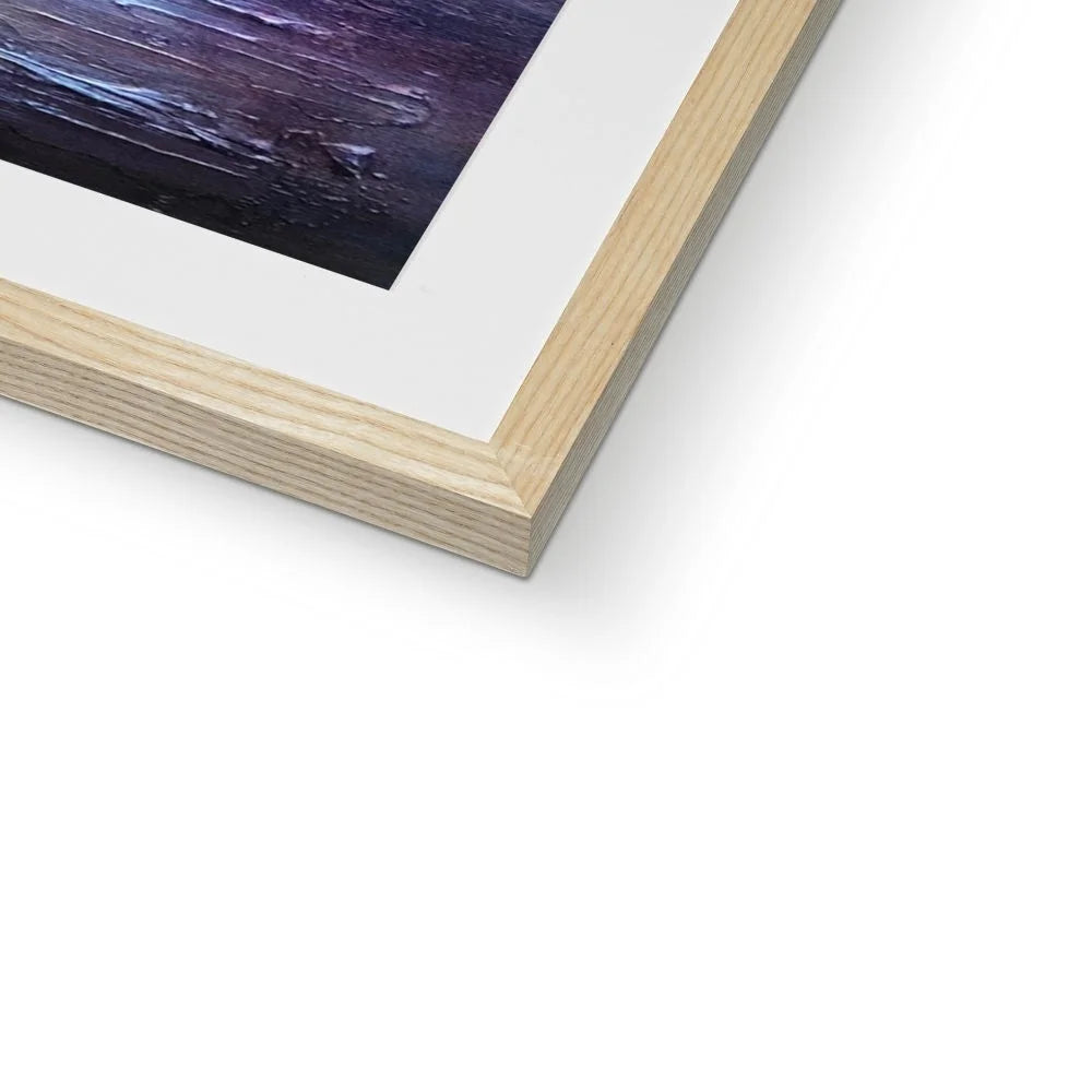 Last Skye Light Framed & Mounted Print - Art Gallery Scotland Worldwide Shipping Scottish Landscape Paintings and Prints by Artist Hunter