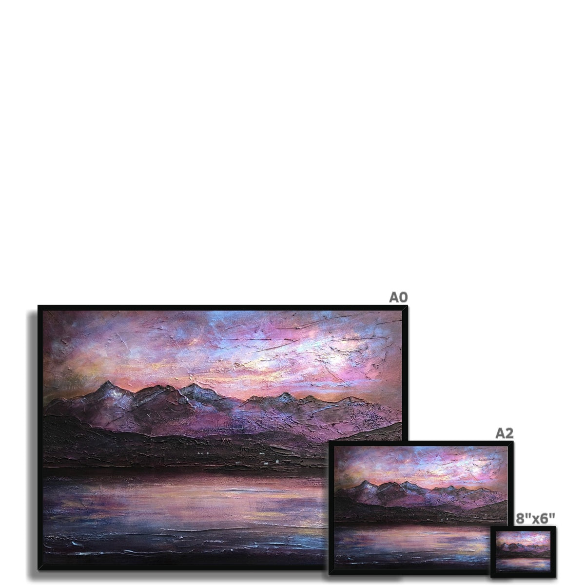 Last Skye Light Framed Print.