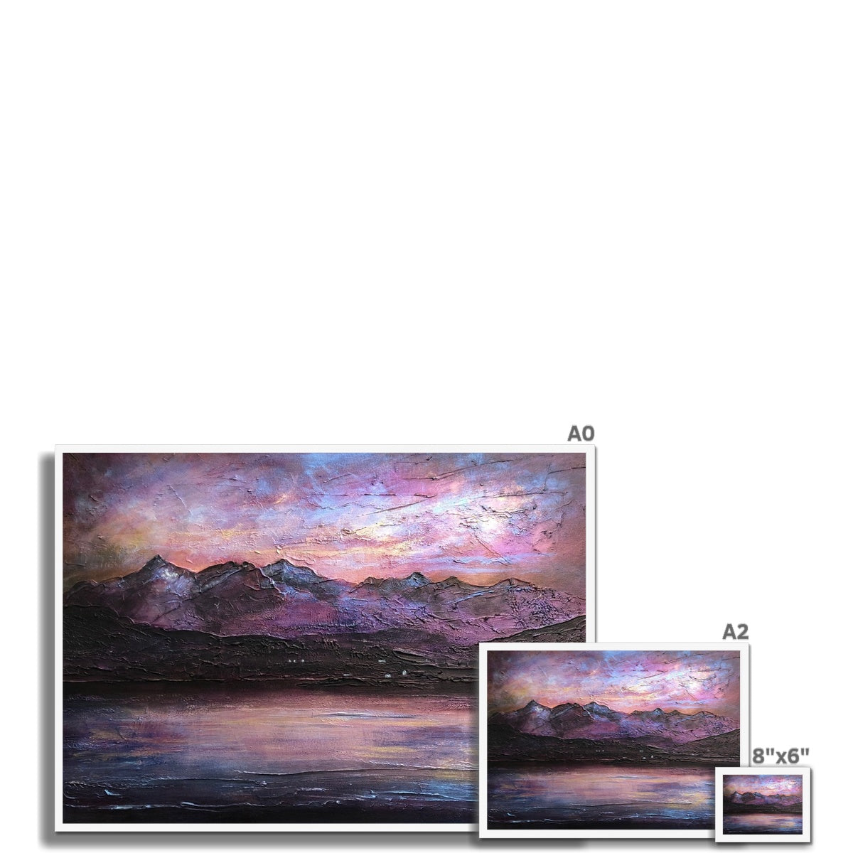 Last Skye Light Framed Print.