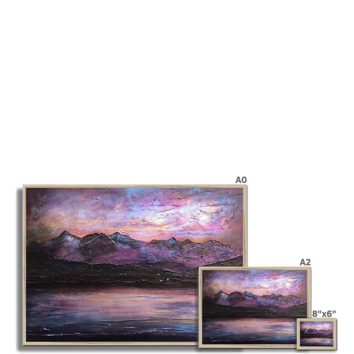 Last Skye Light Framed Print.