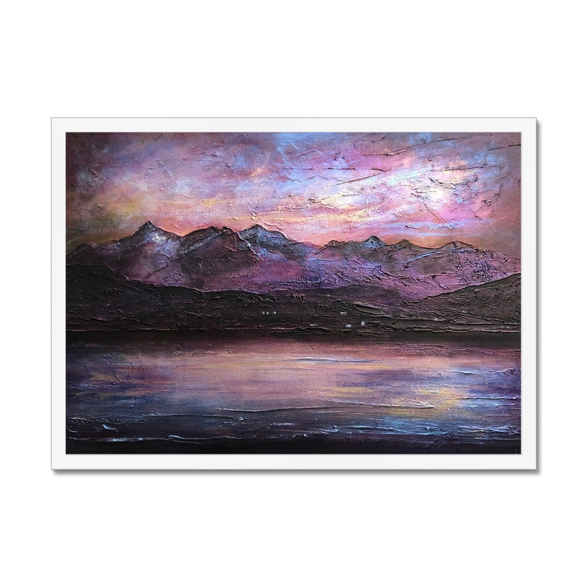 Last Skye Light Framed Print.