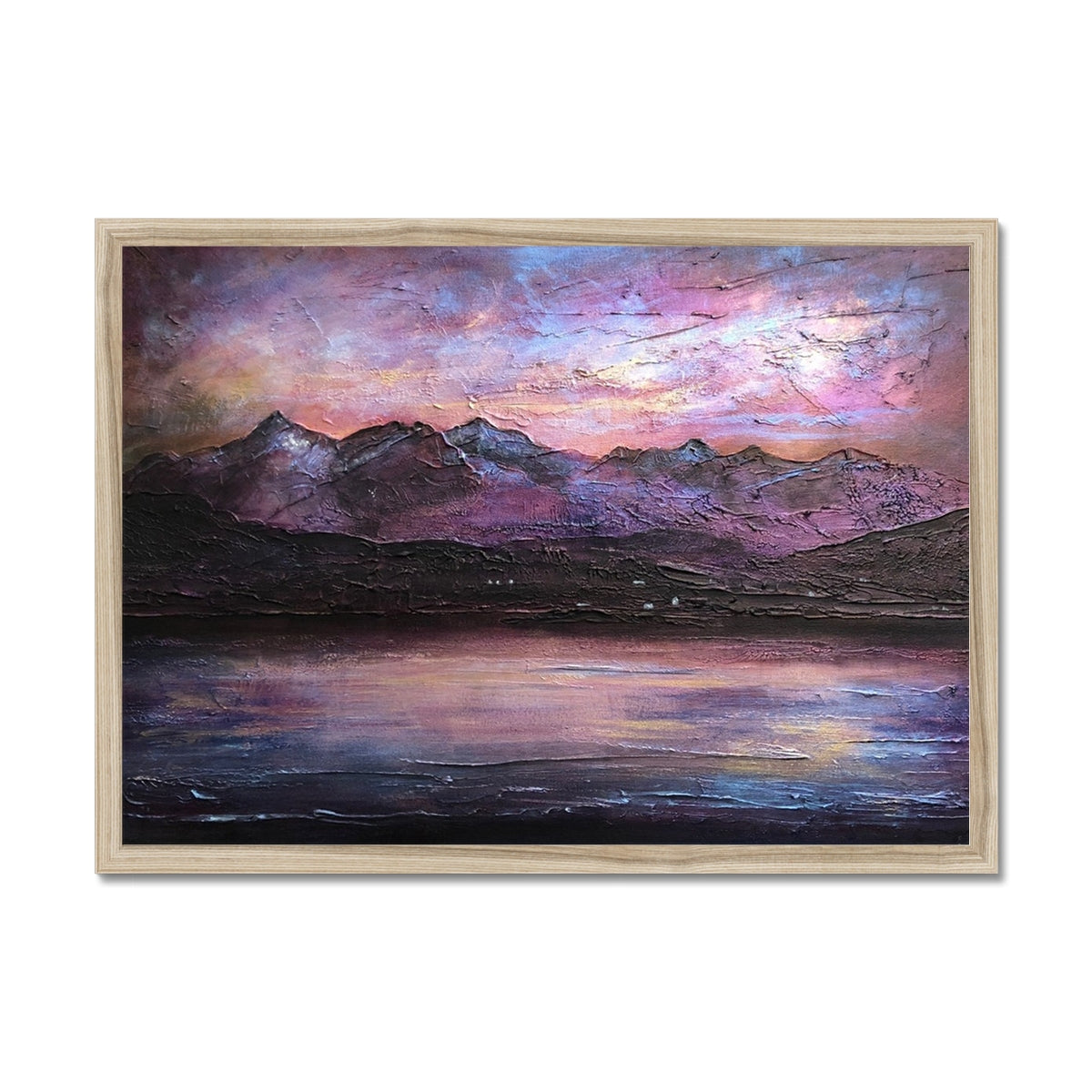 Last Skye Light Framed Print.
