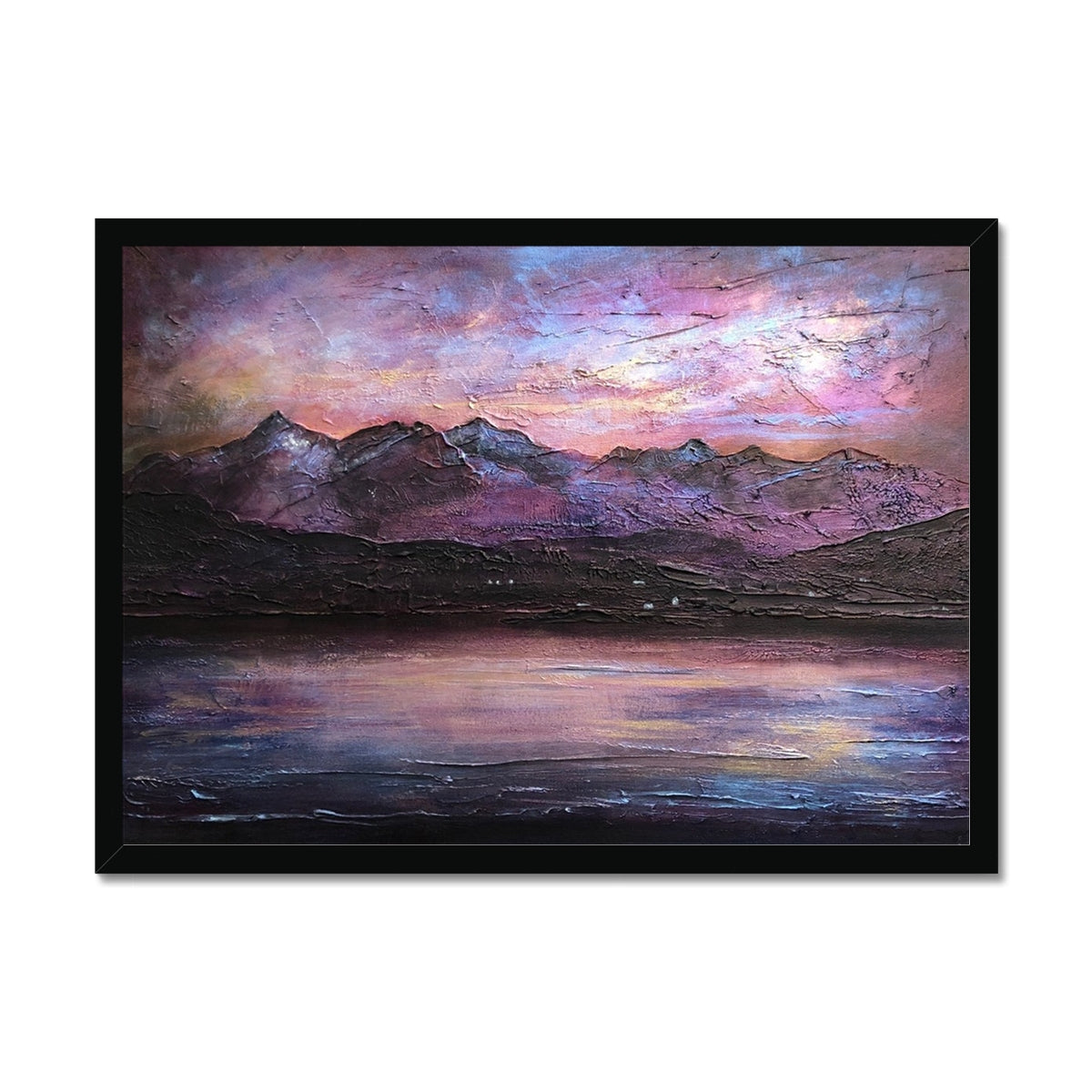 Last Skye Light Framed Print.