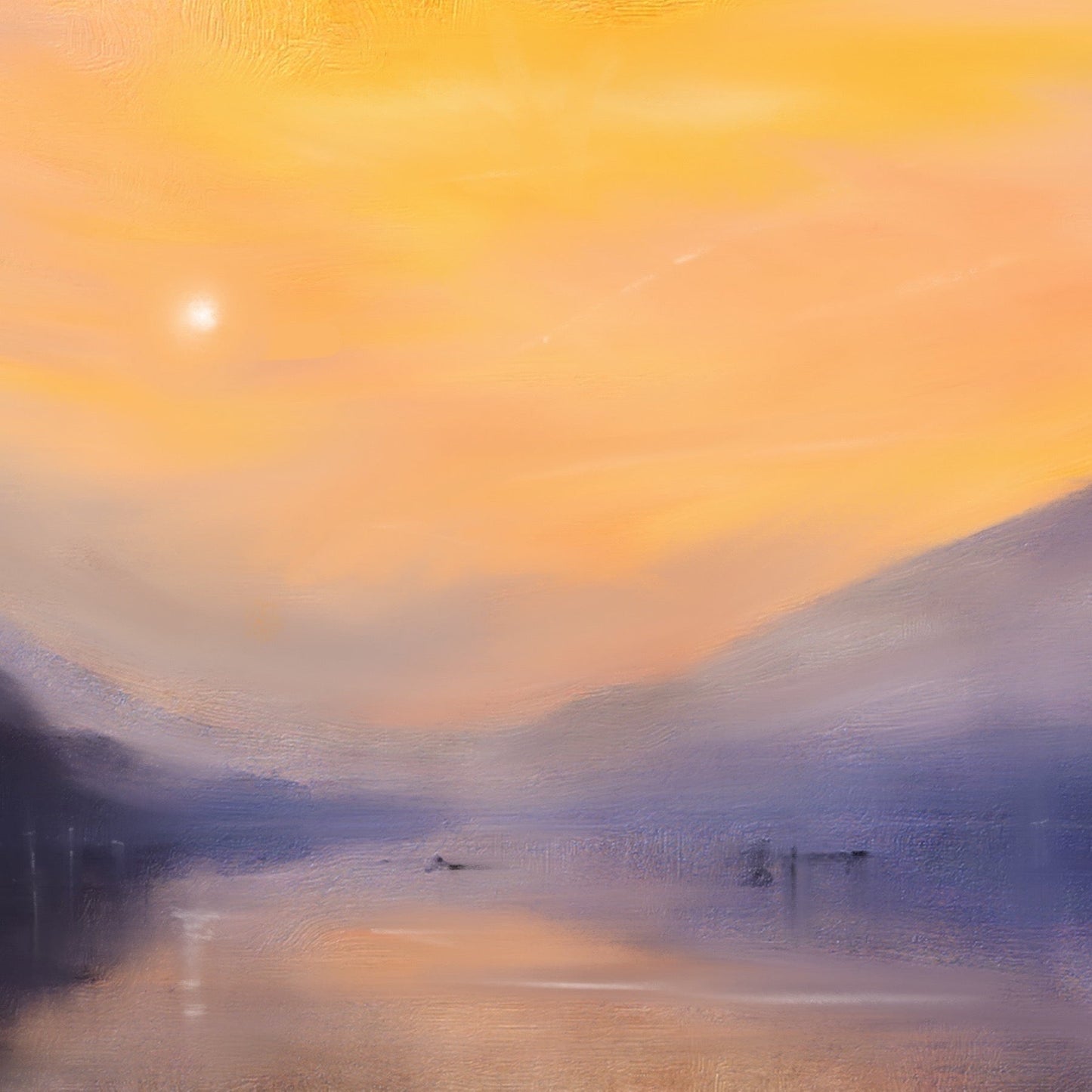 Loch Eck Dusk | Scotland In Your Pocket | Scottish Art Gifts