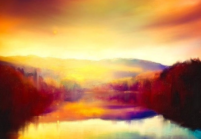 Loch Faskally Dusk Art Prints