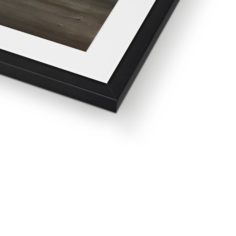 Lochranza Moonlit Ferry Framed & Mounted Print.