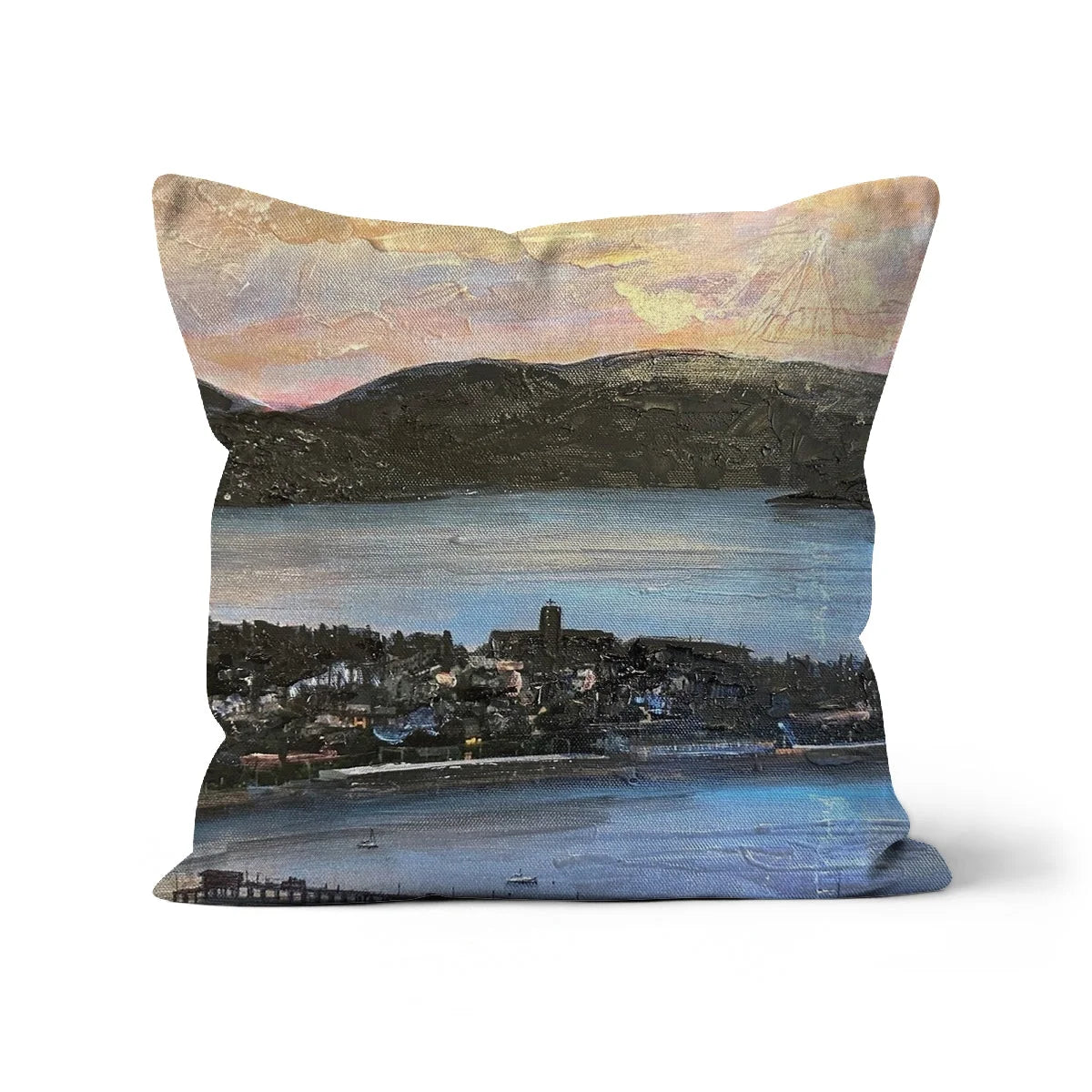 From Lyle Hill Cushion - River Clyde Art Gallery Scotland Worldwide Shipping Scottish Prints