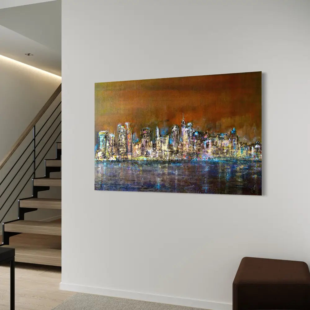 Manhattan Nights - Scottish Statement Interior Wall Art - World Gallery Scotland