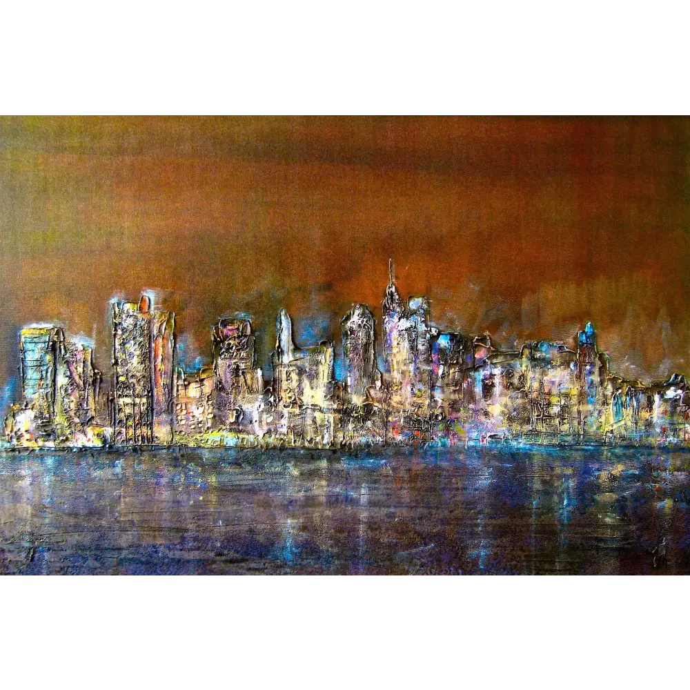 Manhattan Nights - Scottish Statement Interior Wall Art - World Gallery Scotland