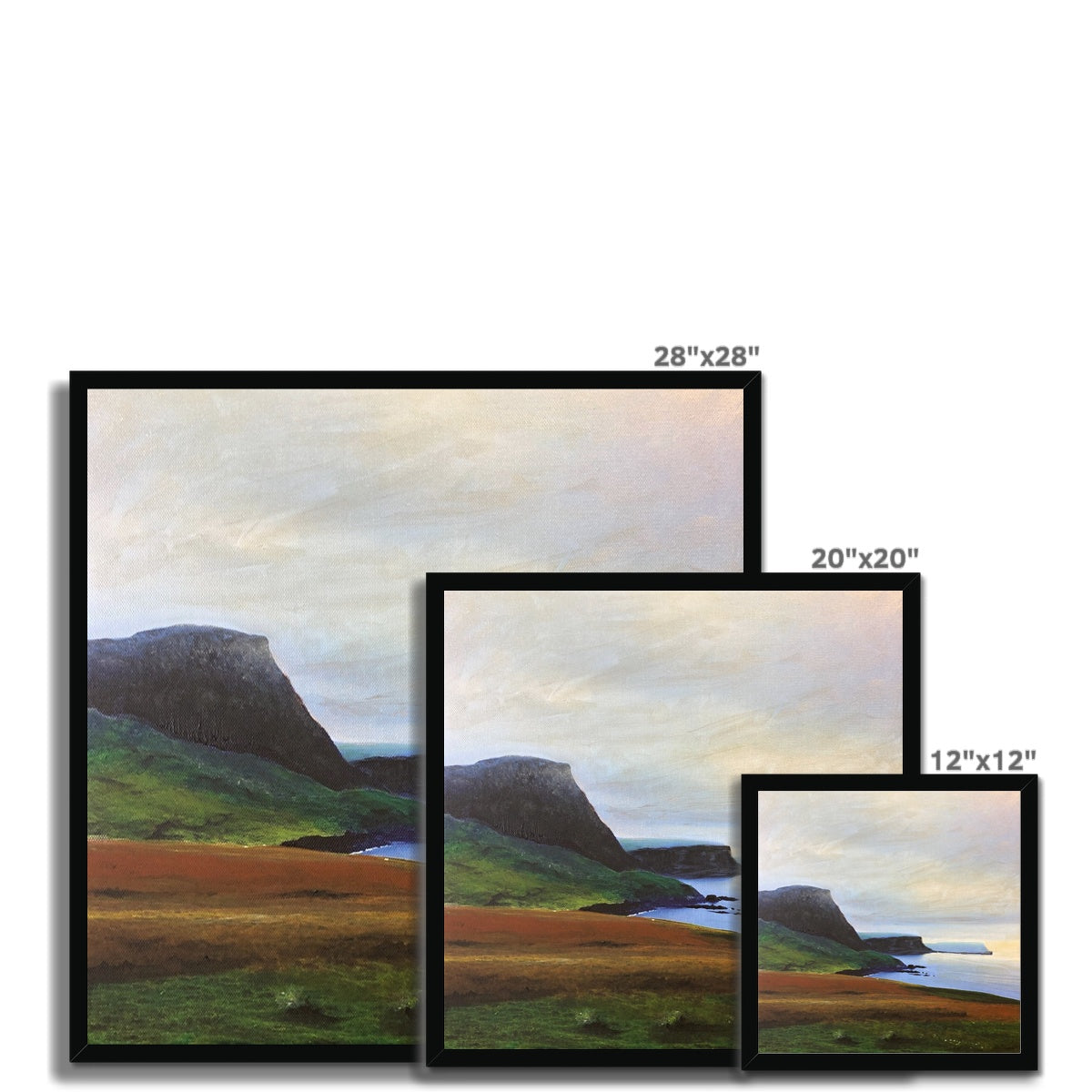 Neist Point Cliffs Framed Print.