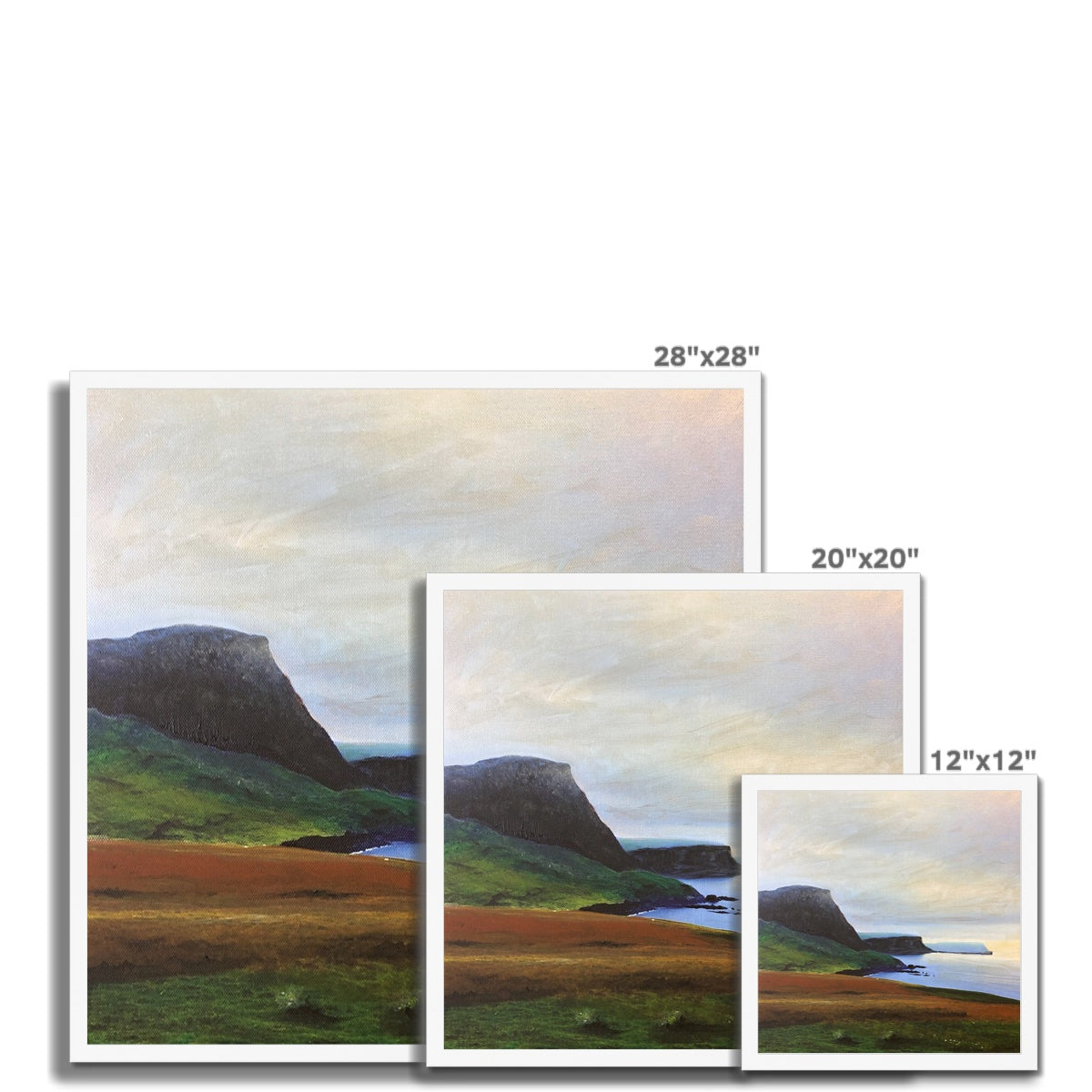 Neist Point Cliffs Framed Print.