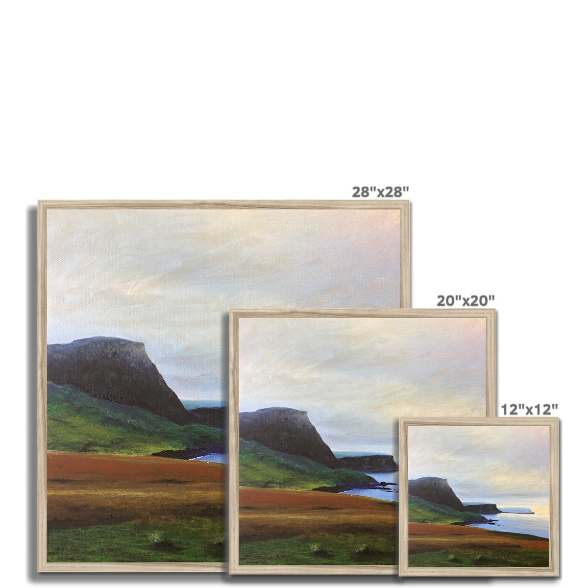Neist Point Cliffs Framed Print.