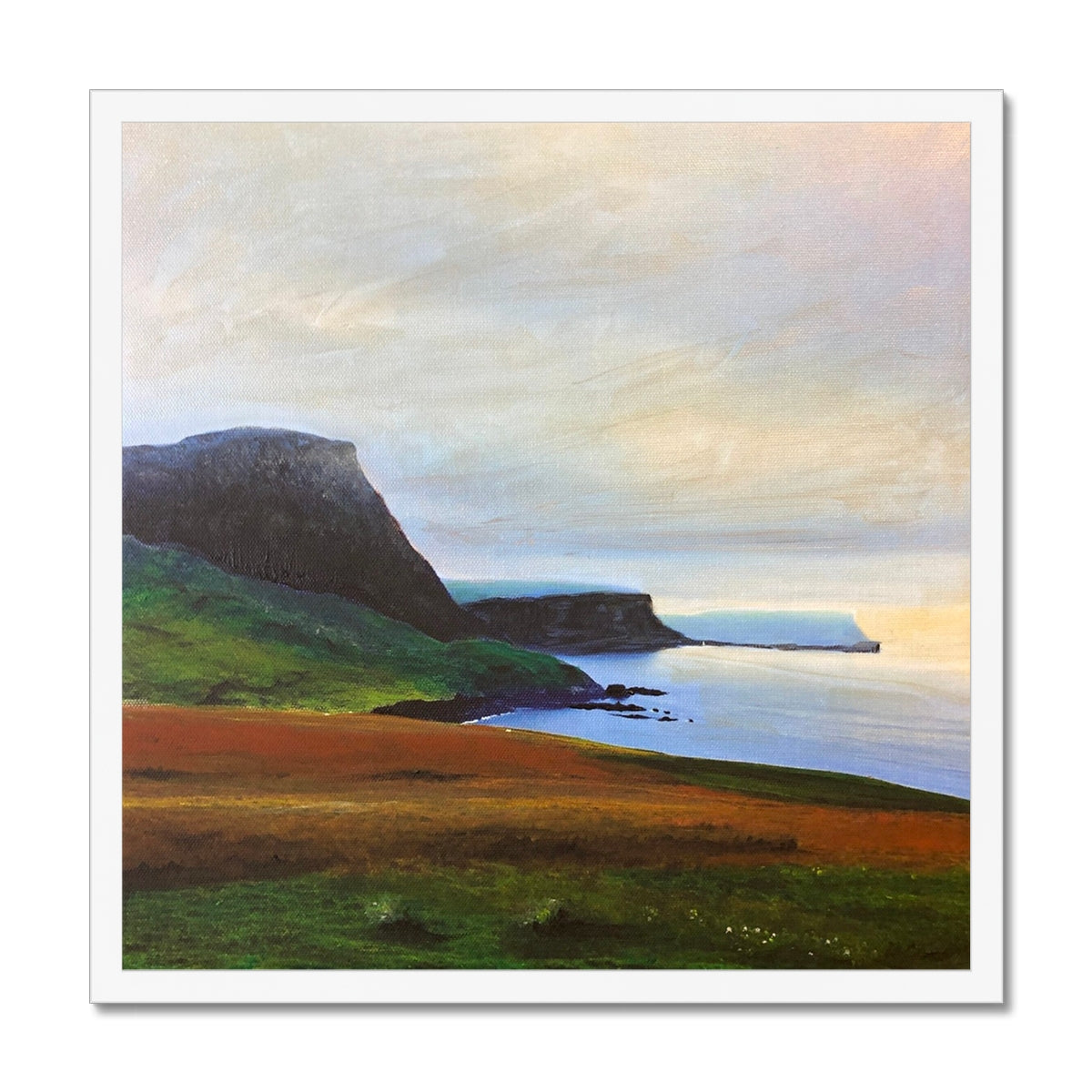 Neist Point Cliffs Framed Print.