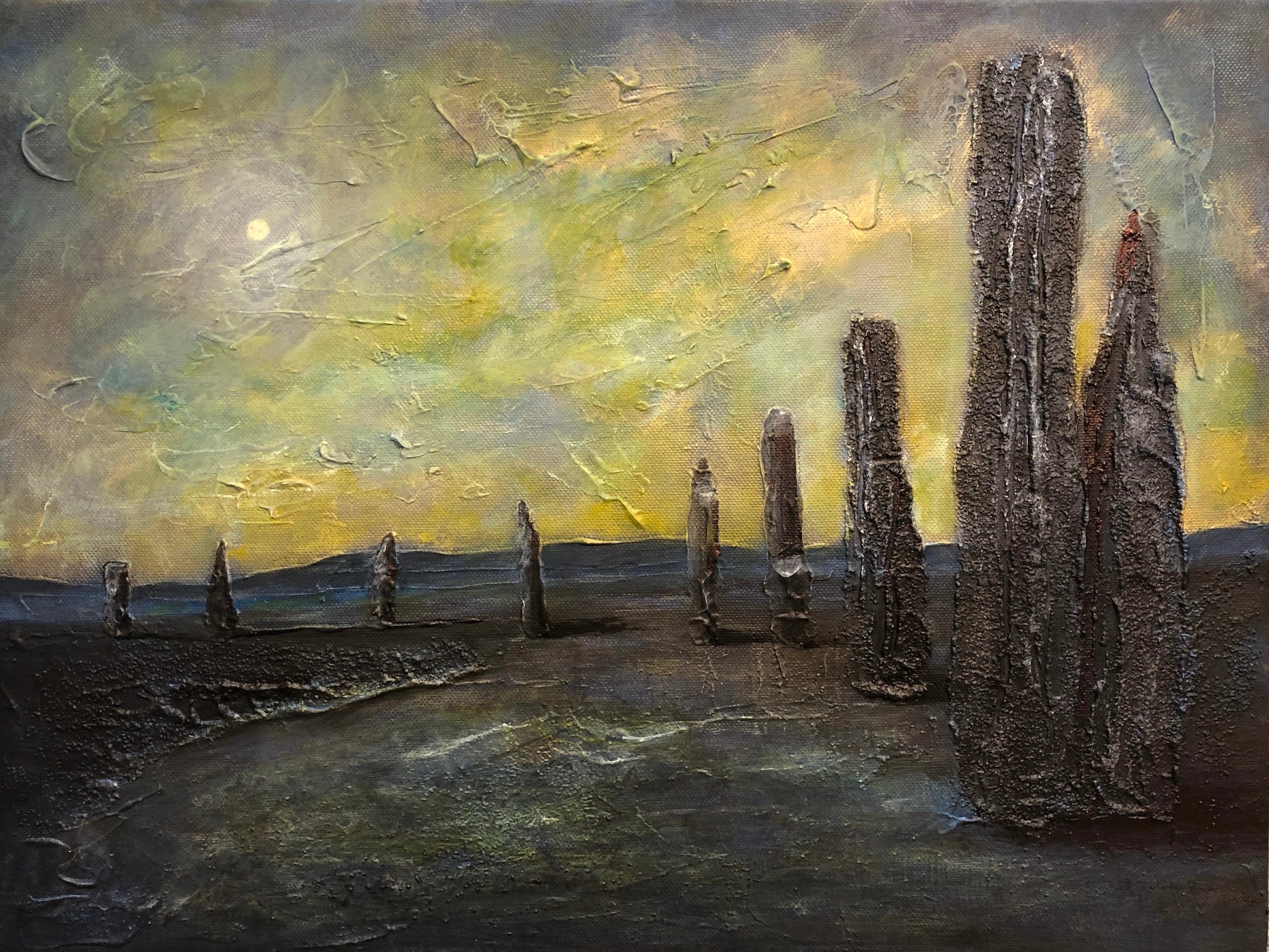 An Ethereal Ring Of Brodgar Orkney Art Prints.