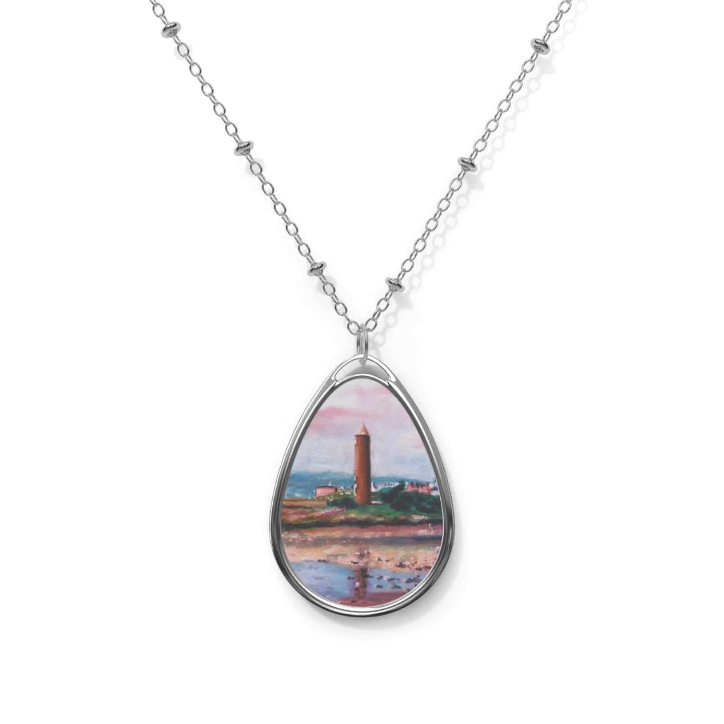 Pencil Point Largs Art Necklace | Scottish Art Gifts