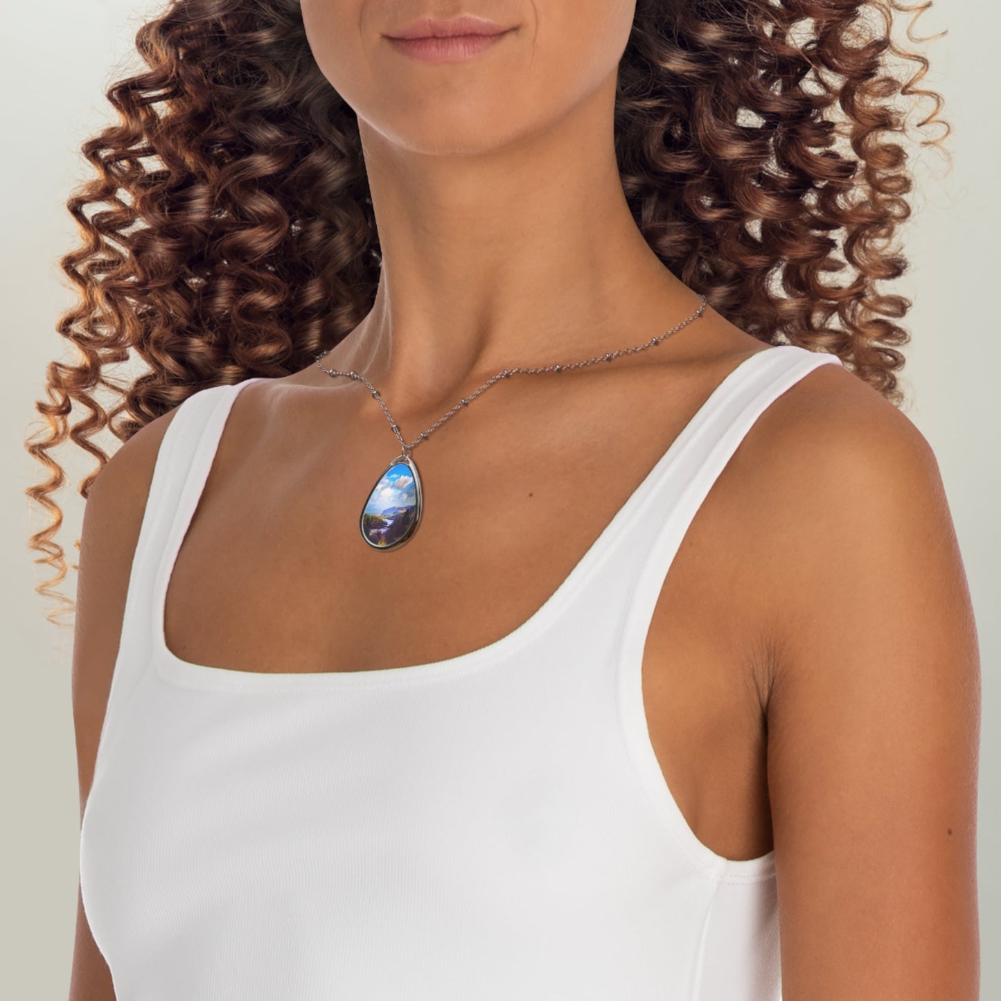 Plockton Art Necklace | Scottish Art Gifts