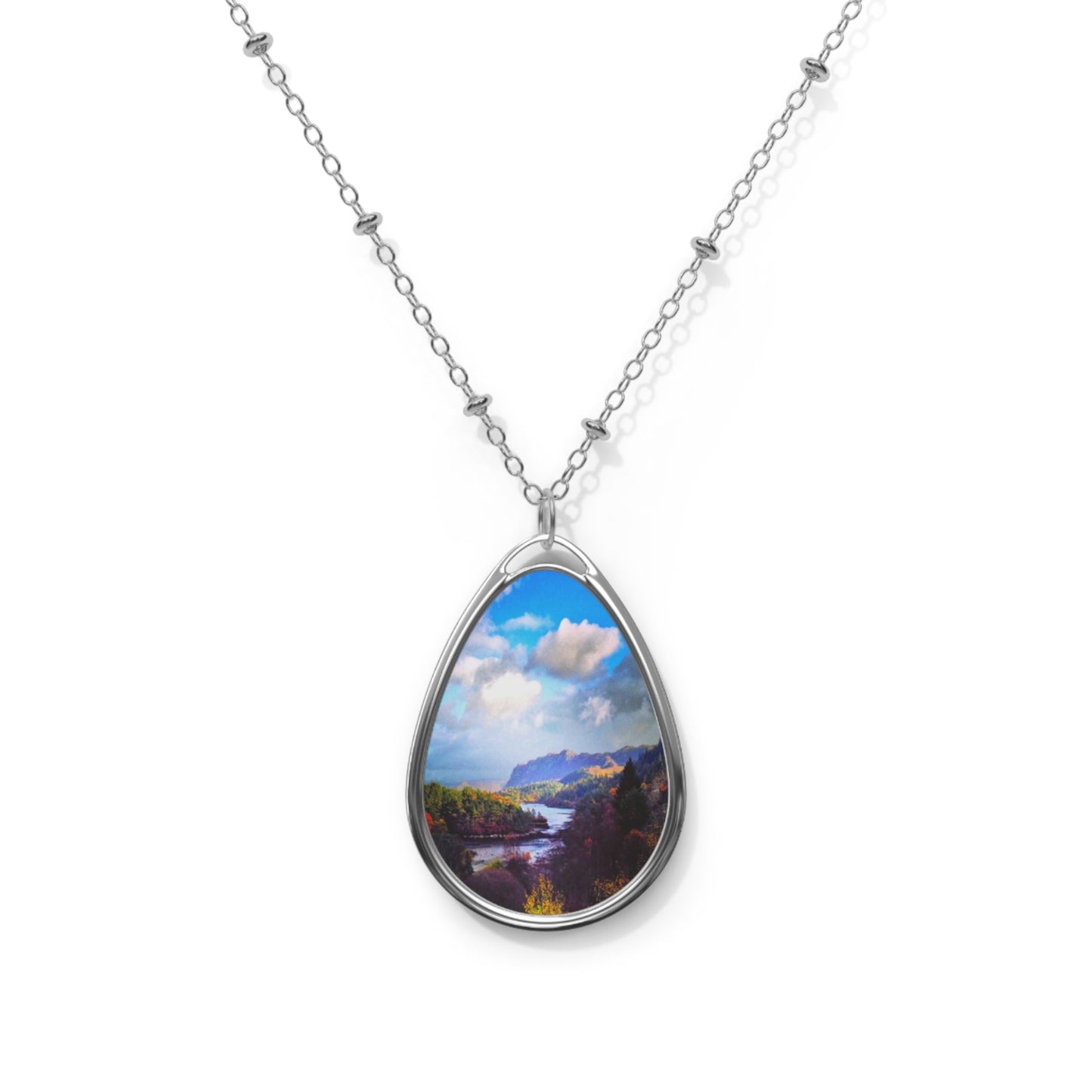 Plockton Art Necklace | Scottish Art Gifts