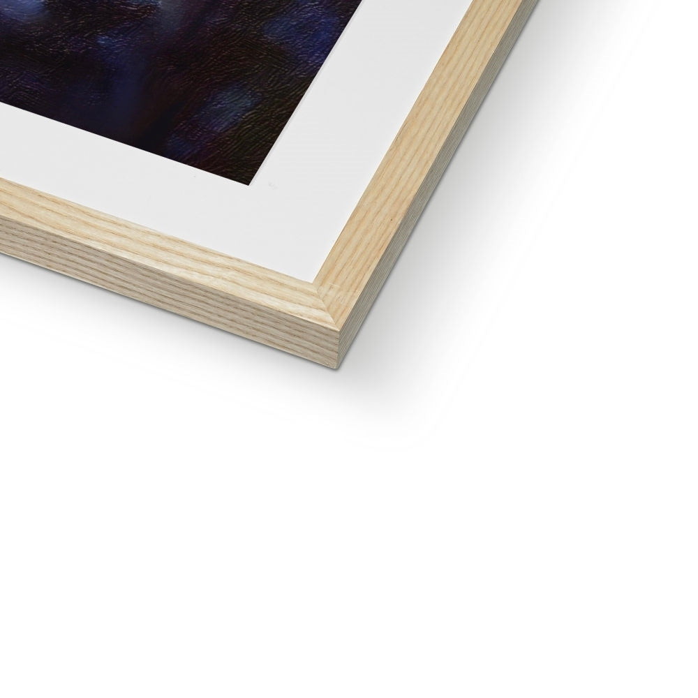 Scottish Paintings - ' A Moonlit Highland Wood ' Framed & Mounted Print