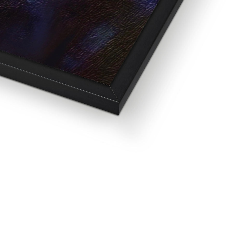 Scottish Paintings - ' A Moonlit Highland Wood ' Framed Print