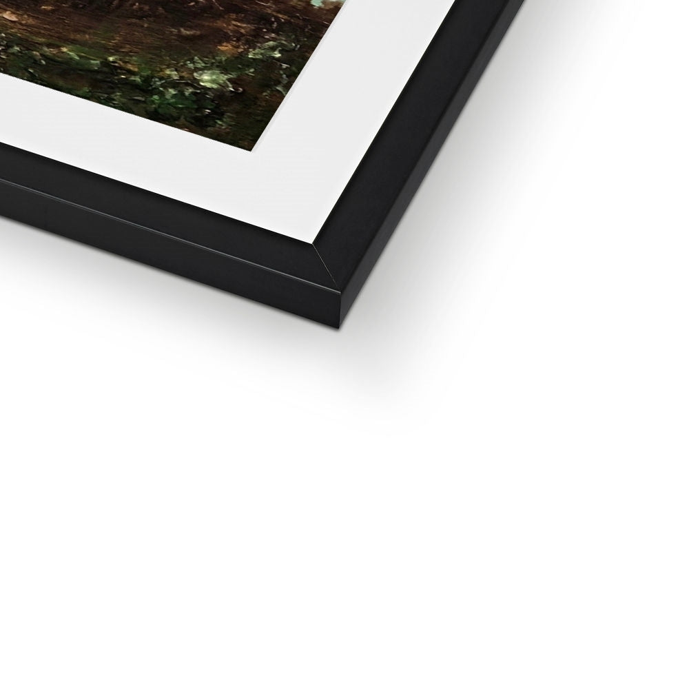 Scottish Paintings - ' Angels Fingers Over Greenock ' Framed & Mounted Print