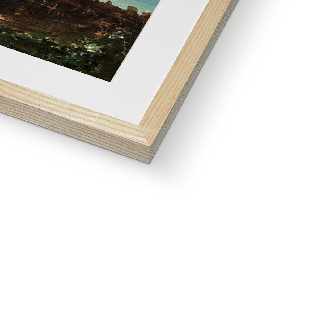 Scottish Paintings - ' Angels Fingers Over Greenock ' Framed & Mounted Print